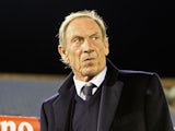 Coach Zeman Zdenek of Cagliari Calcio looks on during the Serie A match betweeen Cagliari Calcio and Juventus FC at Stadio Sant'Elia on December 18, 2014