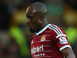 Carlton Cole in action for West Ham on November 22, 2014