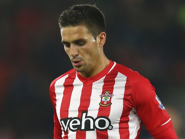 Dusan Tadic in action for Southampton on January 1, 2015
