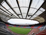 A general view of the Hampden Park Stadium on July 25, 2012