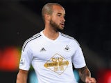 Jazz Richards in action for Swansea on August 26, 2014