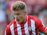 Lloyd Isgrove in action for Southampton on August 9, 2014