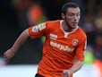 Michael Harriman in action for Luton Town on October 25, 2014