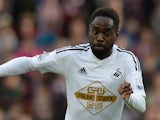 Nathan Dyer in action for Swansea on October 19, 2014