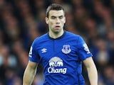 Seamus Coleman in action for Everton on November 22, 2014