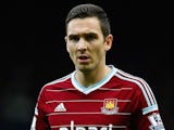 Stewart Downing in action for West Ham on December 7, 2014