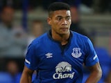 Tyias Browning in action for Everton on August 6, 2014