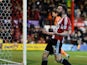 Stuart Dallas of Brentford FC celebrates scoring the first goal during the Sky Bet Championship match between Brentford and Rotherham United at Griffin Park on January 10, 2015