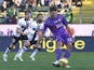 Mario Gomez of ACF Fiorentina misses a penalty during the Serie A match between Parma FC and ACF Fiorentina at Stadio Ennio Tardini on January 6, 2015 