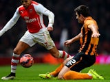Harry Maguire of Hull City during the FA Cup Third Round match between Arsenal and Hull City at Emirates Stadium on January 4, 2015