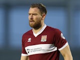 Kelvin Langmead of Northampton Town in action during the Sky Bet League Two match between Northampton Town and Stevenage at Sixfields Stadium on November 22, 2014