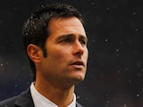 Head coach Mike Petke of New York Red Bulls watches from the sidelines against the D.C. United at Red Bull Arena on March 16, 2013