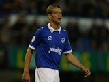Paul Robinson of Portsmouth in action during the Sky Bet League Two match between Portsmouth and Northampton Town at Fratton Park on August 19, 2014