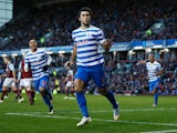 Charlie Austin of QPR celebrates scoring his penalty during the Barclays Premier League match between Burnley and Queens Park Rangers at Turf Moor on January 10, 2015