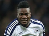 Brown Ideye in action for West Brom on January 10, 2015