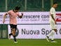 Palermo's forward Paulo Dybala celebrates after scoring during the Italian Serie A football match Palermo vs AS Roma on January 17, 2015