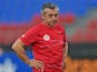 Senegal's coach Alain Giresse attends a training session with his team at Mongomo stadium on January 18, 2015