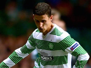 Aleksandar Tonev in action for Celtic on October 2, 2014