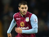 Carles Gil in action for Aston Villa on January 17, 2015