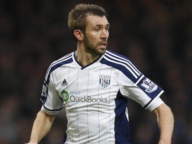 Gareth McAuley in action for West Brom on January 1, 2015