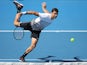Grigor Dimitrov in action on day one of the Australian Open on January 19, 2015
