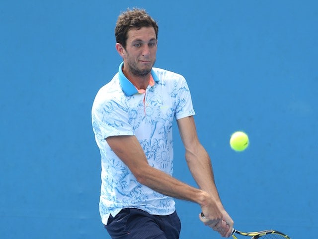 James Ward in action on day two of the Australian Open on January 20, 2015