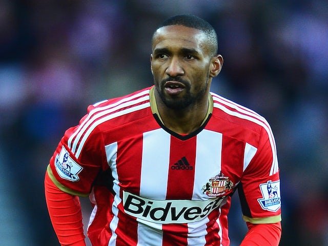 Jermain Defoe of Sunderland in action during the FA Cup Fourth Round ...