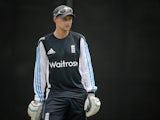 Joe Root during a nets session in Brisbane on January 19, 2015