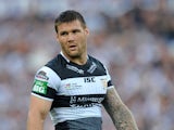 Kirk Yeaman of Hull FC looks on during the Tetley's Challenge Cup Semi Final between Hull FC and Warrington Wolves at John Smith's Stadium on July 28, 2013