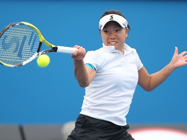 Japan's Kurumi Nara in action on day two of the Australian Open on January 20, 2015