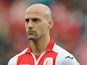 Laurent Ciman of Liege looks on prior to the Belgium Jupilar League match between Standard de Liege and Westerlo at Stade Maurice Dufrasne on August 23, 2014