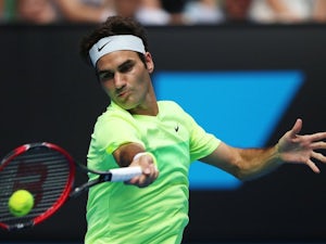 Federer through as Gasquet retires