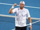 Sam Groth in action on day one of the Australian Open on January 19, 2015