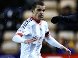 Sean Kavanagh of  Fulham during the FA Cup third round replay match against Wolverhampton Wanderers on January 13, 2015