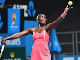 Sloane Stephens in action on day two of the Australian Open on January 20, 2015