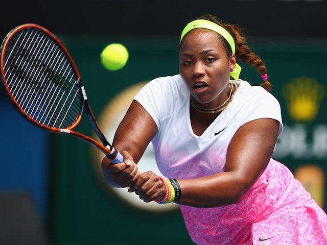 Taylor Townsend in action on day two of the Australian Open on January 20, 2015