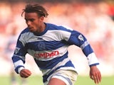 Trevor Sinclair of Queens Park Rangers in action in the FA Carling Premiership match between QPR and Newcastle United on October 14, 1995