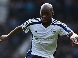 Youssuf Mulumbu in action for West Brom on November 9, 2014