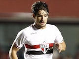 Alexandre Pato in action for Sao Paulo on September 27, 2014