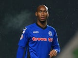 Calvin Andrew of Rochdale in action during the Sky Bet League One match between MK Dons and Rochdale at Stadium mk on November 25, 2014