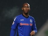 Calvin Andrew of Rochdale in action during the Sky Bet League One match between MK Dons and Rochdale at Stadium mk on November 25, 2014