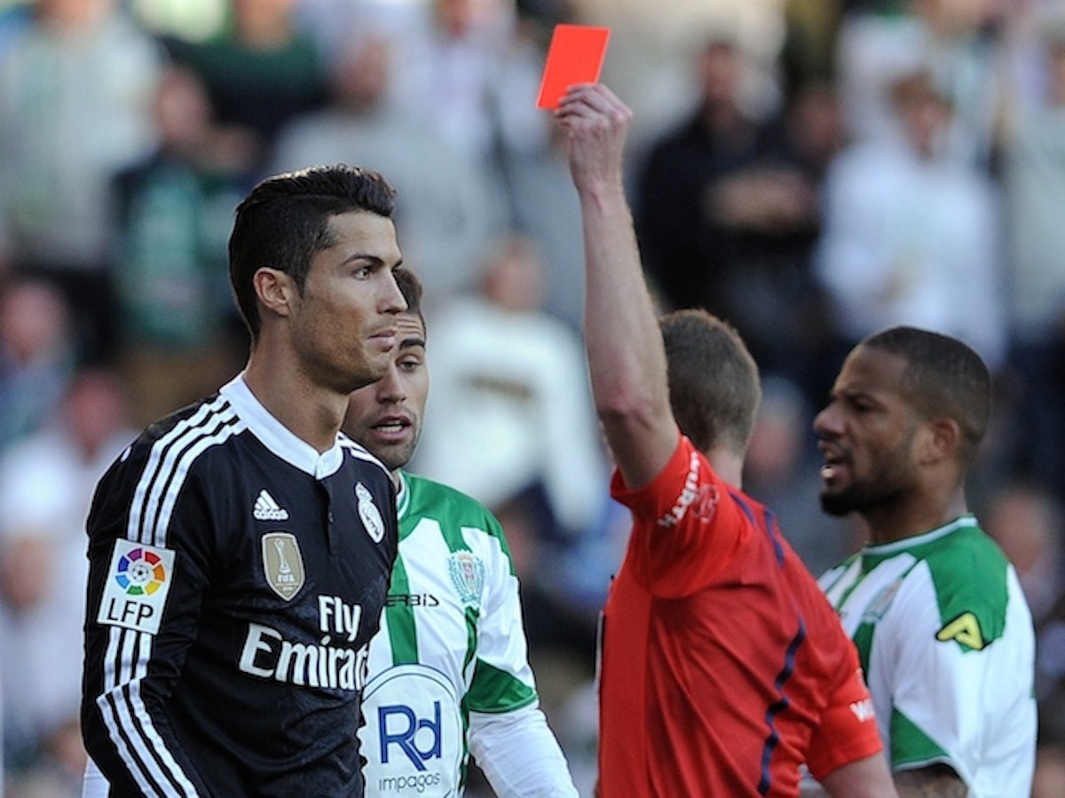 Real Madrid star Cristiano Ronaldo given following card - Mole