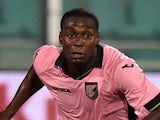 Granddi Ngoyi of Palermo in action during the Serie A match between US Citta di Palermo and UC Sampdoria at Stadio Renzo Barbera on August 31, 2014
