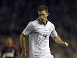 Leeds United's Jason Pearce in action during the Sky Bet Championship match between Leeds United and Fulham at Elland Road on December 13, 2014