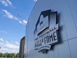 The exterior of the Pro Football Hall of Fame prior to the NFL Class of 2013 Enshrinement Ceremony at Fawcett Stadium on Aug. 3, 2013