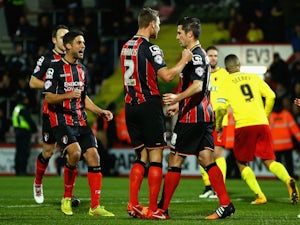 Bournemouth ease past 10-man Watford