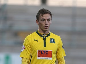 Andy Kellett of Plymouth Argyle in action during the Sky Bet League Two match between Northampton Town and Plymouth Argyle at Sixfields Stadium on December 13, 2014