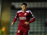 Ben Gladwin of Swindon Town in action during the Johnstone's Paint Trophy second round match between Plymouth Argyle and Swindon Town at Home Park on October 7, 2014 