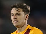 Chris Atkinson of Bradford City in action during the Sky Bet League One match between Coventry City and Bradford City at Sixfields Stadium on April 1, 2014