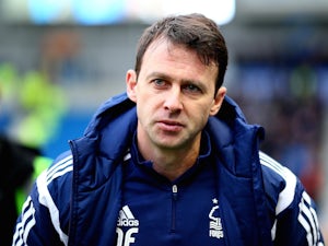 Nottingham Forest manager Dougie Freedman during the Sky Bet Championship match against Brighton & Hove Albion on February 7, 2015